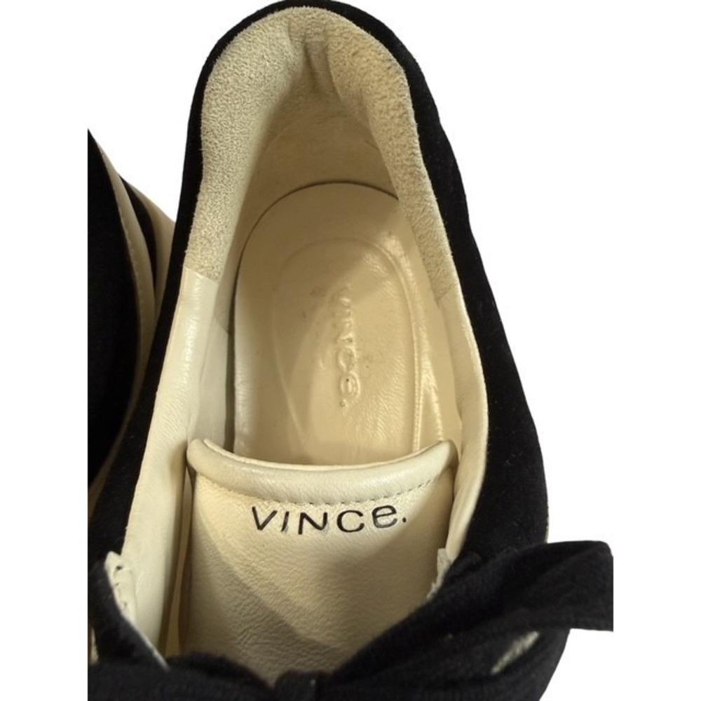 Vince Warren Court Suede Lace up Sneaker Shoe Womens 8.5 Vince Camuto - Picture 7 of 8